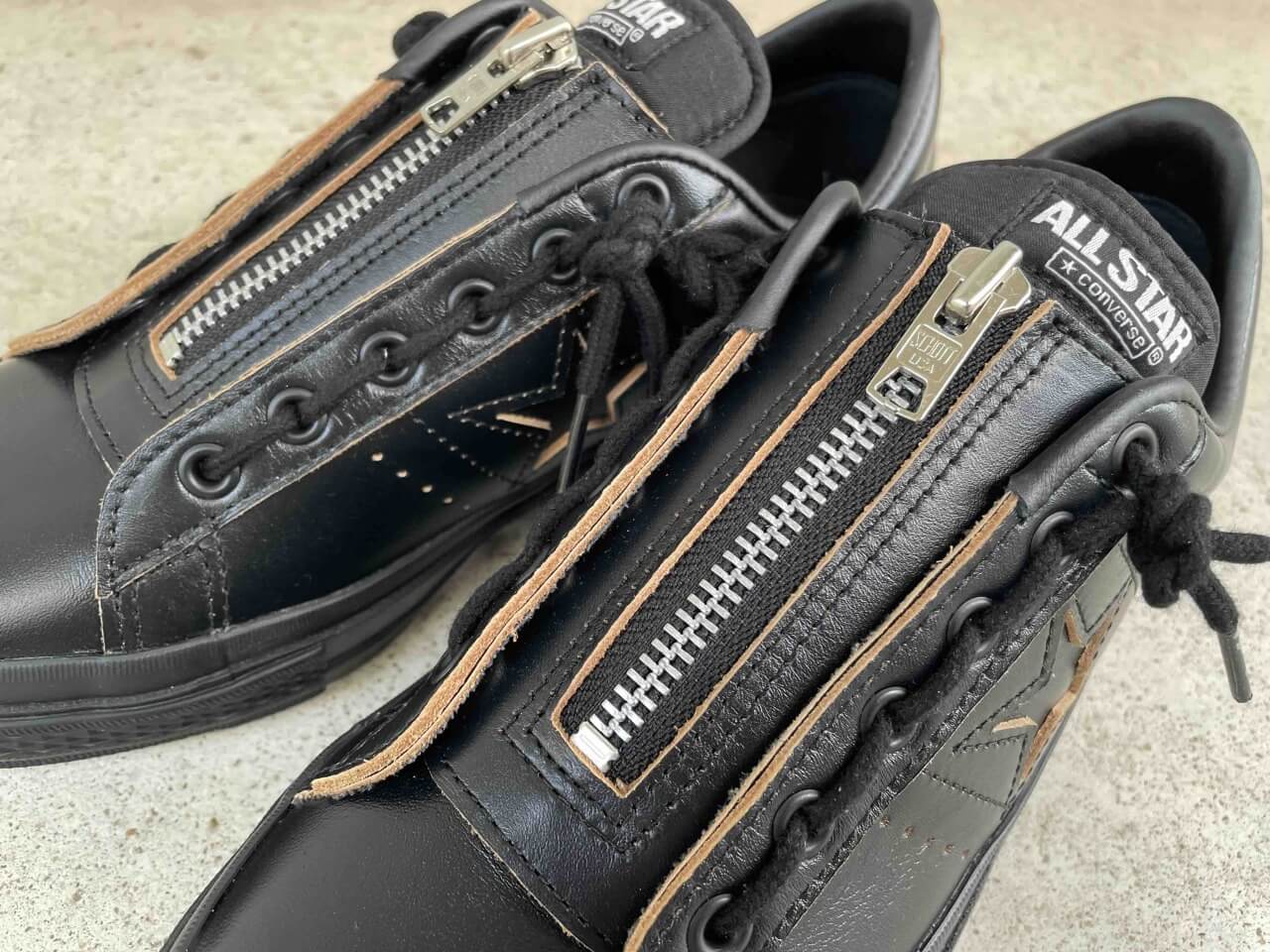 Schott×CONVERSEのコラボ「ONE STAR Z」を購入レビュー！茶芯レザー 