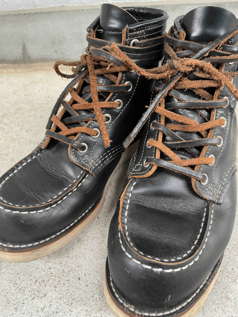 3年半使用したクロムエクセルレザーの靴紐