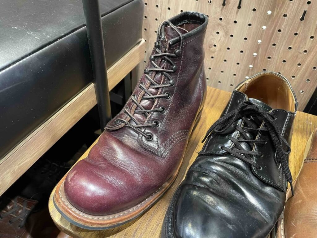 レッドウィング9419ベックマン ブラックチェリーエクスカリバーの経年変化
