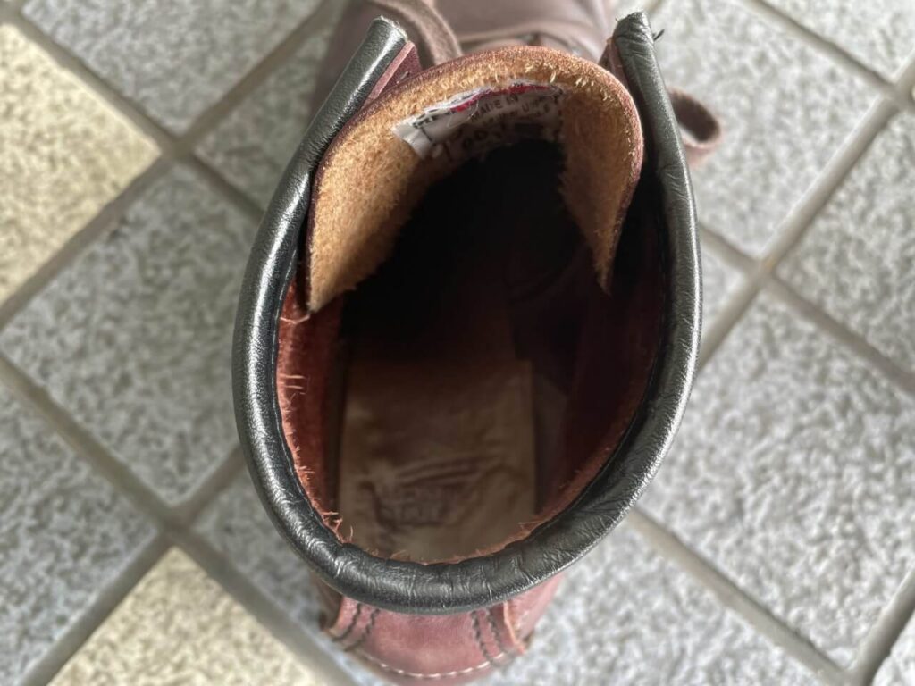 旧ベックマンは通常のレザーインソール