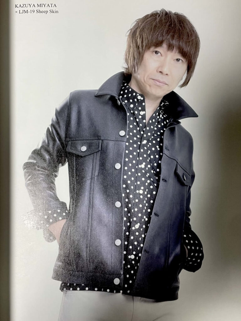 JUN SKY WALKER(S)の宮田和弥さんが666のLJM-19レザージーンジャケットを着用。
