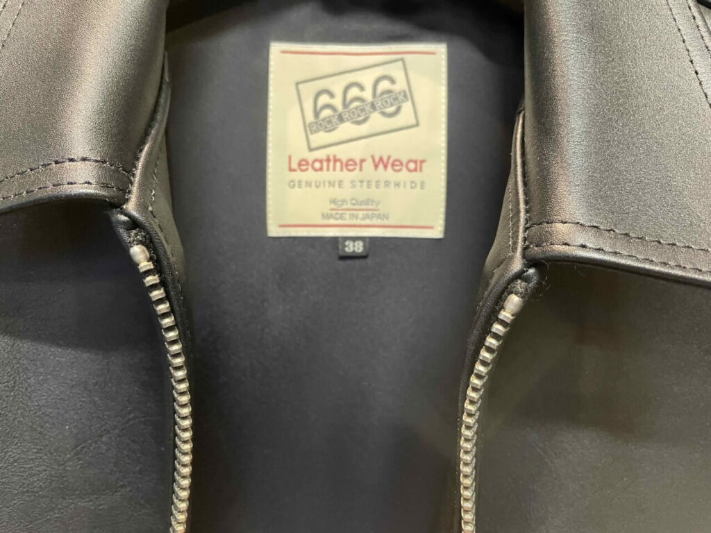 666の黒ストレッチ裏地