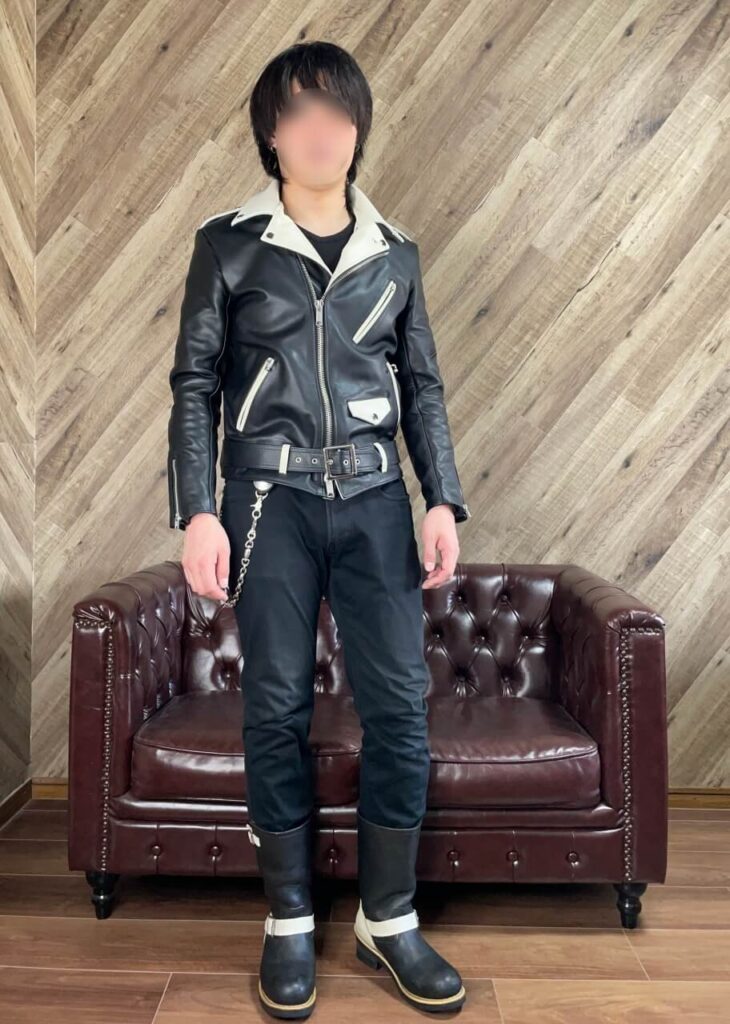 666カスタムカラーLJM-10TFのコーディネイト（前）