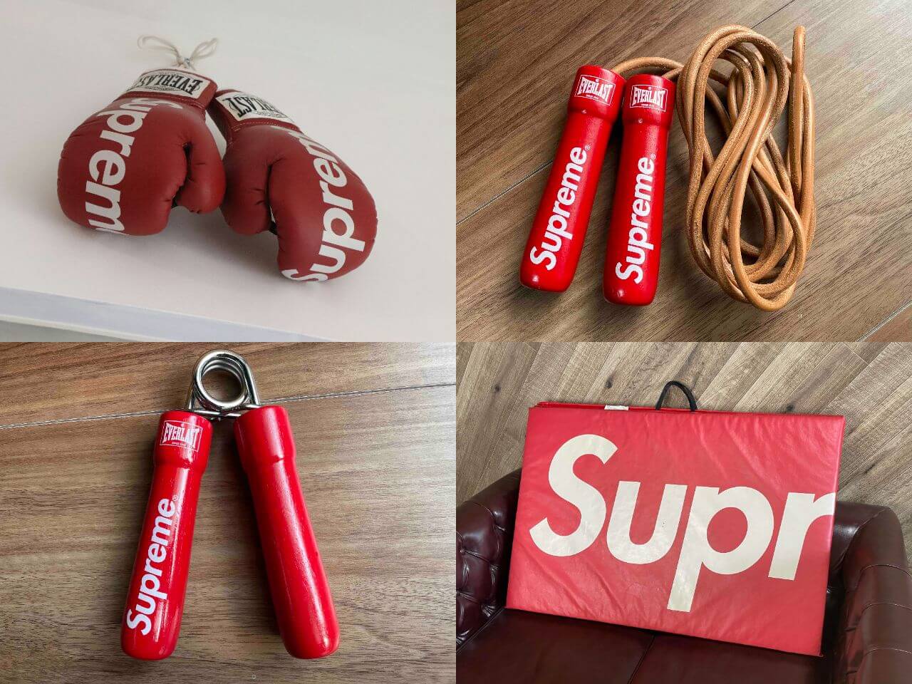 Supreme×EVERLASTコラボレーションボクシングアイテム