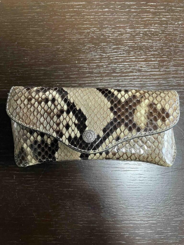 FUNNY E-Case パイソン(経年変化後・前面)