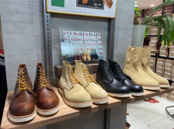レッドウィングのラウンドトゥとペコスが復活
