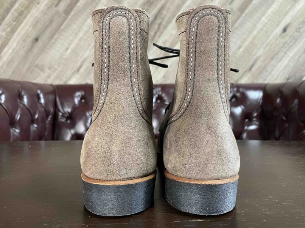 レッドウィング8087 アイアンレンジャー スレートミュールスキナーラフアウト(後ろ)