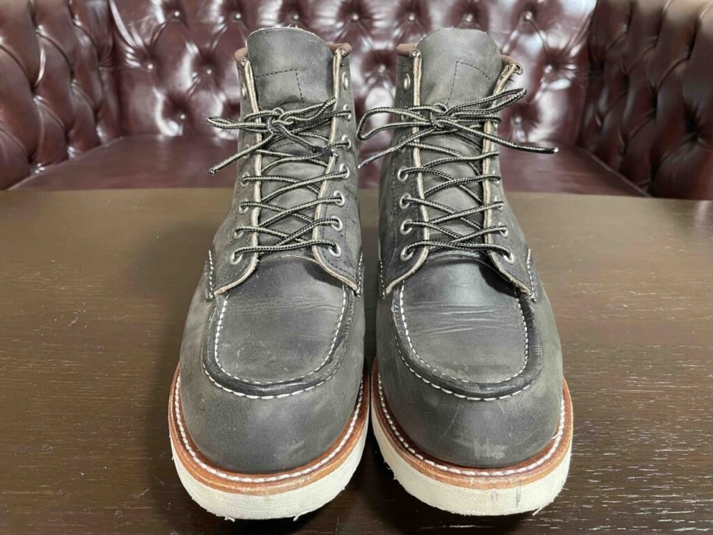 レッドウィング8890を"タスランレース グリーン/ブラック"でカスタム。