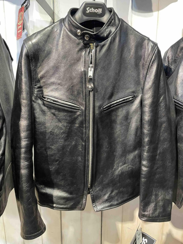 Schott 669US SPECIAL HORSEHIDE CAFE RACER JACKET（前面）
