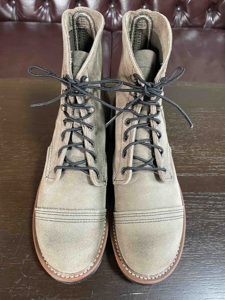 レッドウィング8087 アイアンレンジャー スレートミュールスキナーラフアウト