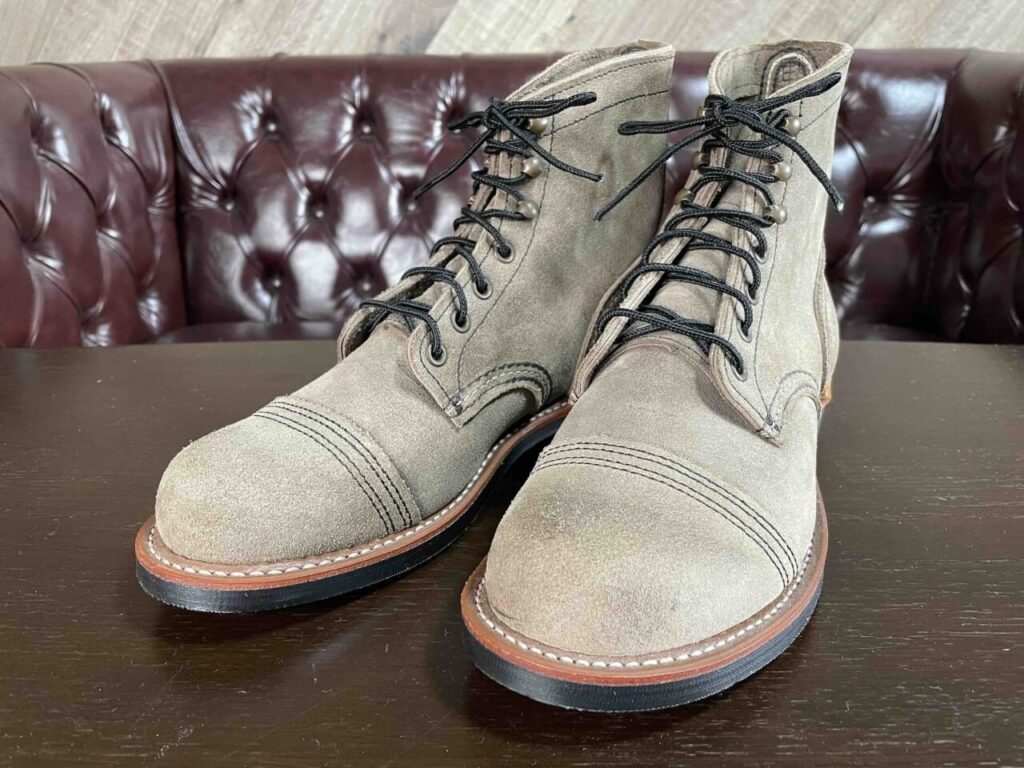 レッドウィング8087 アイアンレンジャー スレートミュールスキナーラフアウト