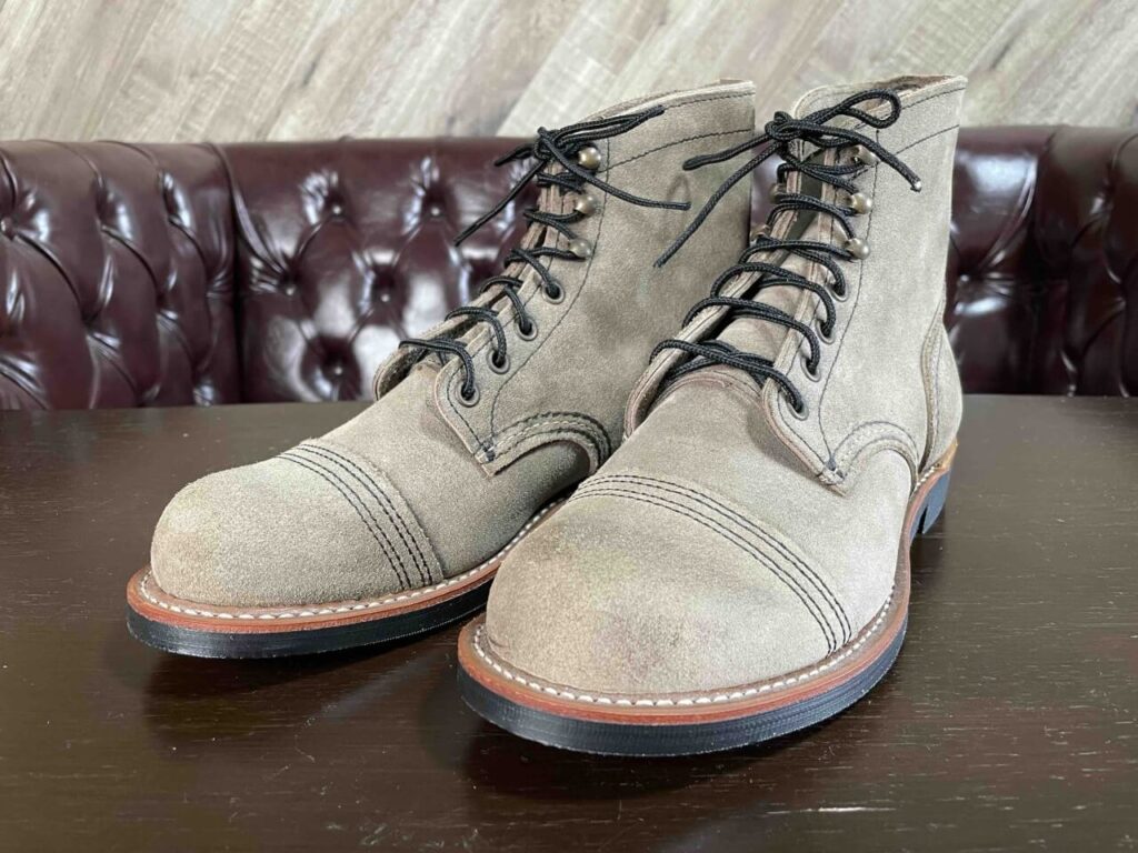 レッドウィング8087 アイアンレンジャー スレートミュールスキナーラフアウト