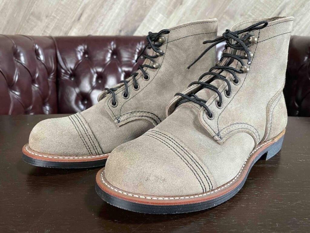 レッドウィング8087 アイアンレンジャー スレートミュールスキナーラフアウト