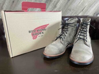 レッドウィング8087 アイアンレンジャー スレートミュールスキナーラフアウト