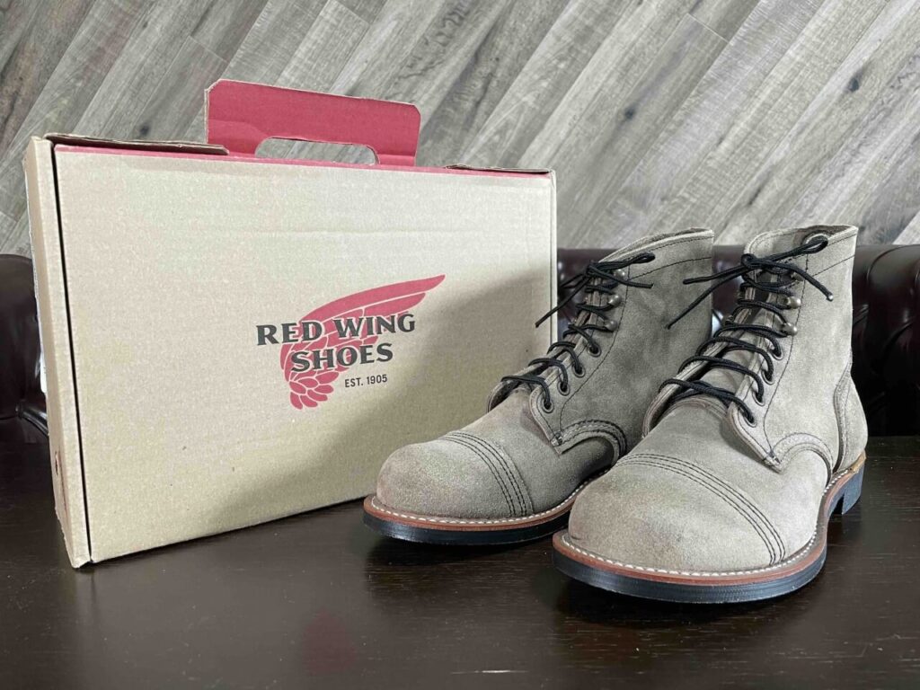 レッドウィング8087 アイアンレンジャー スレートミュールスキナーラフアウト