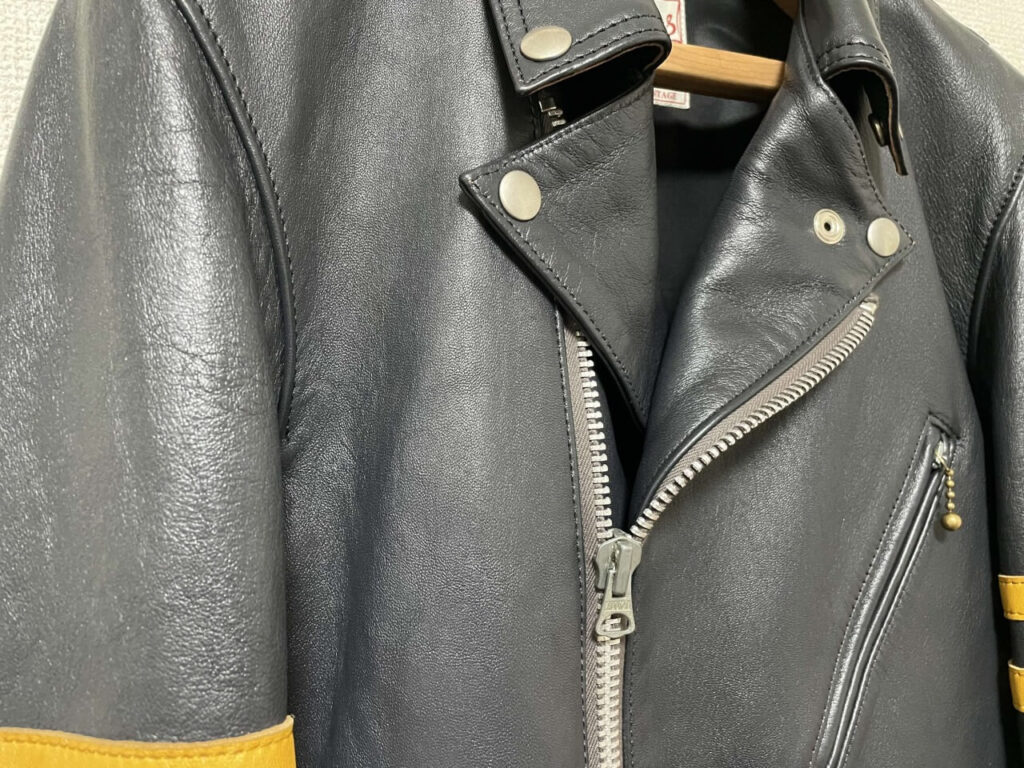 AD-03CSのダークブルーレザー