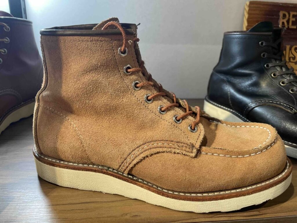 レッドウィング8208ダスティローズアビリーンラフアウトのエイジング