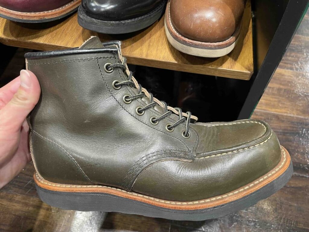 レッドウィング8828アルパインポーテージのエイジング