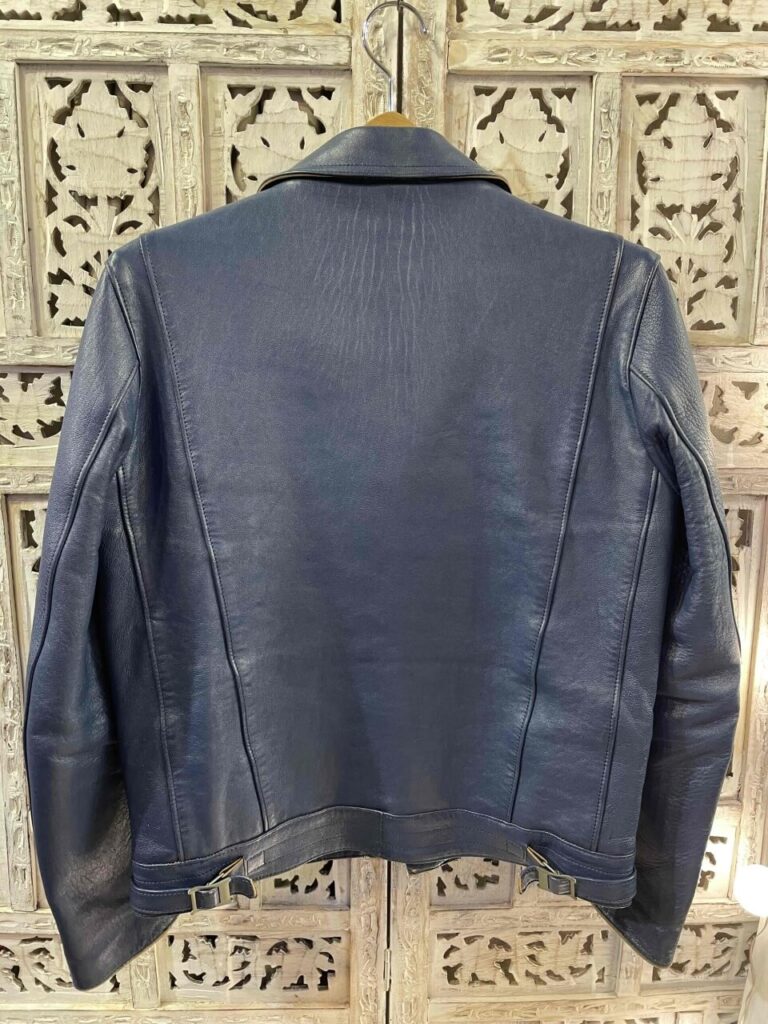 アディクトクローズAD-03 シープスキン ブルー 経年変化後（後）