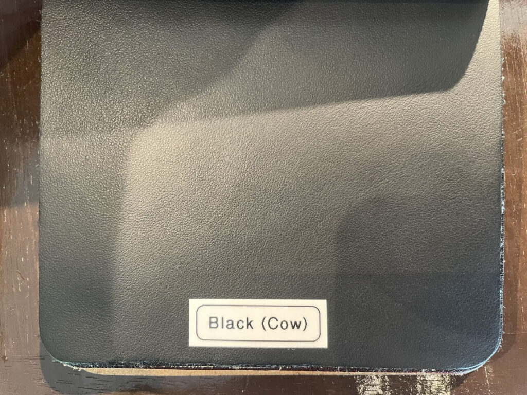 ルイスレザーのカウハイド（ブラック）