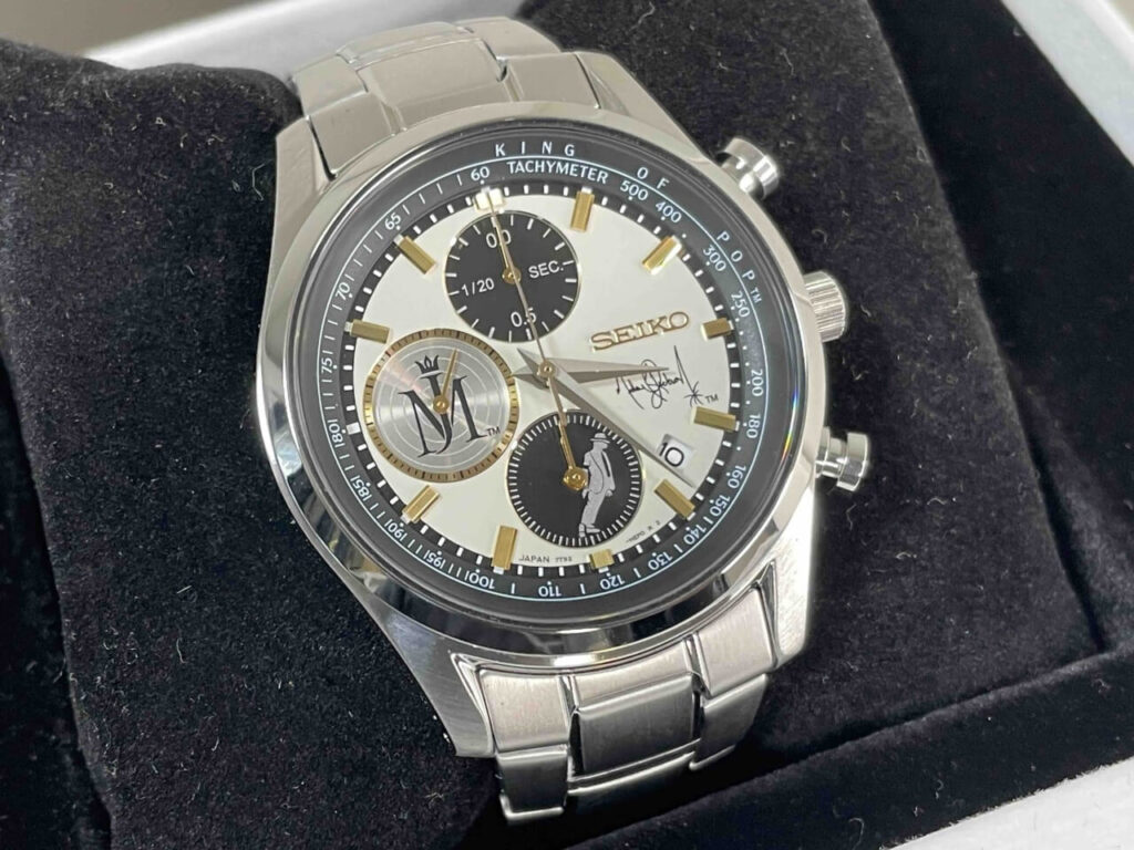 SEIKO WATCH×マイケルジャクソンのコラボレーションモデルのフェイス