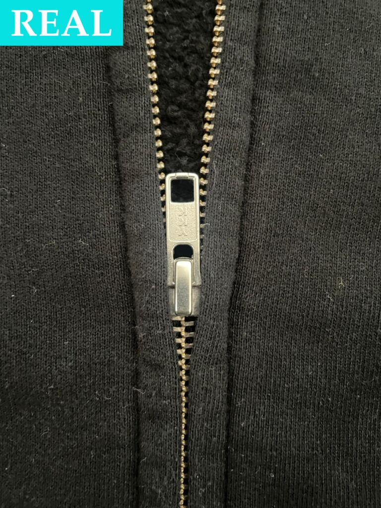 本物のSupreme x Michael Jackson Dangerous Zip Up Hooded Sweatshirtのジッパー（裏）