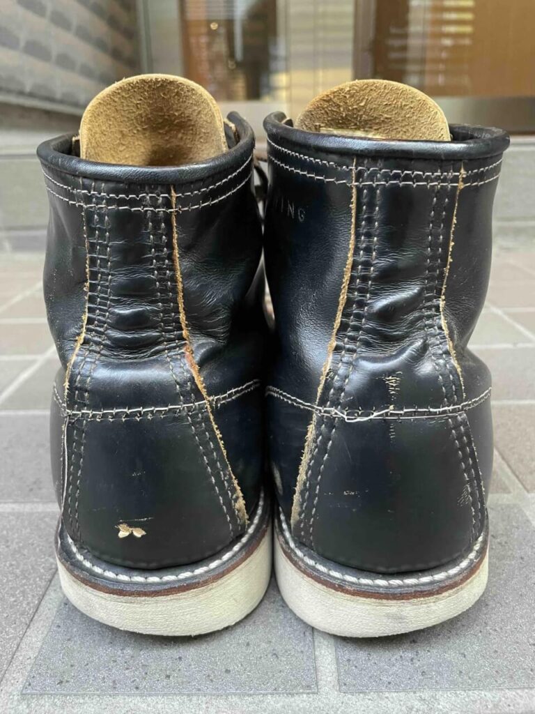 ブリガのシューツリーブーツタイプを入れていない状態の6インチモック