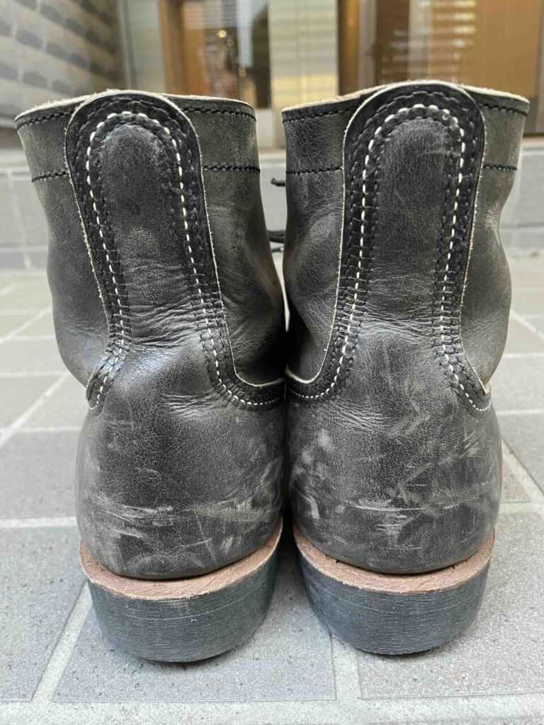 ブリガのシューツリーブーツタイプを入れていない状態のアイアンレンジャー