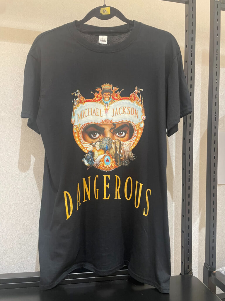 マイケル・ジャクソンTシャツ『Dangerous World Tour』